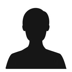 Default anonymous female user profile picture for Online learning platform - obrazy, fototapety, plakaty