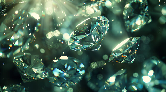 diamond background , generative ai