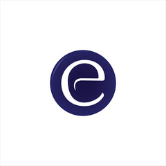 letter e logo cool modern and simple cocok untuk perusahaan anda atau inisial diri anda sendiri