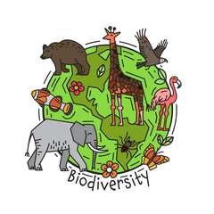 Biodiversity, biological diversity. Variety of life on Earth.