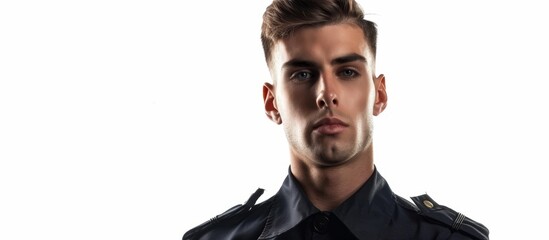 Obraz premium A man in uniform posing for a picture