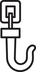 Industrial Crane Hook Icon