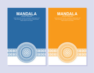 colorful mandala cover design