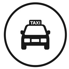 Taxi icon Car symbol