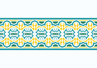 colorful pattern border pattern design
