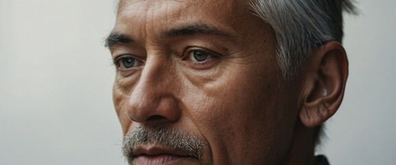 Obraz premium close-up of a man's face