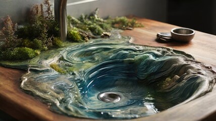 fish on a wooden board