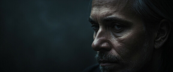 Obraz premium close-up of a man's face