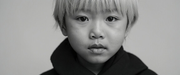 A young Japanese boy