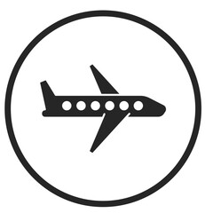 Airplane icon logo plane