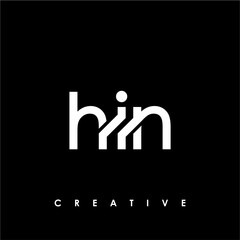 HIN Letter Initial Logo Design Template Vector Illustration