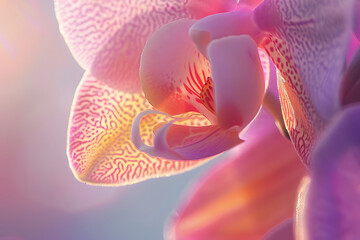 Macro of orchid