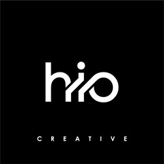HIO Letter Initial Logo Design Template Vector Illustration