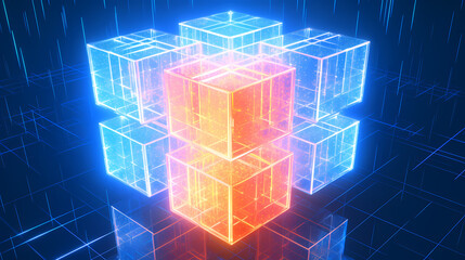 Fototapeta premium abstract cube
