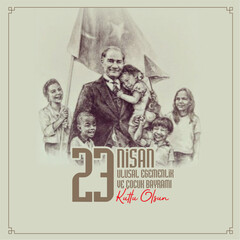 23 Nisan Ulusal Egemenlik ve Cocuk Bayrami.
