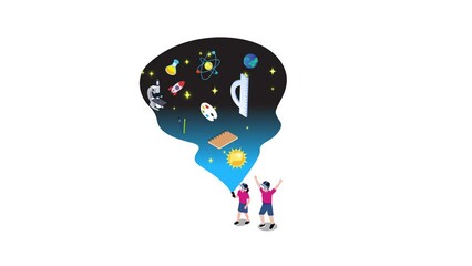 Children with VR Headset - Powered by Adobe