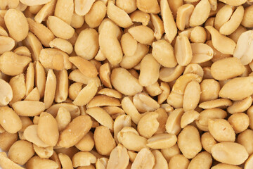salted peanuts background texture close-up