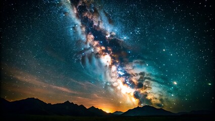 Infinite Stars in the Night Sky: A Celestial Visual Experience