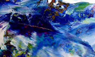 abstract background wallpaper. Modern motif visual art. Mixtures of oil paint. Trendy hand painting canvas. Wall decor and Wall art prints Idea. 3D Texture. Art object	
