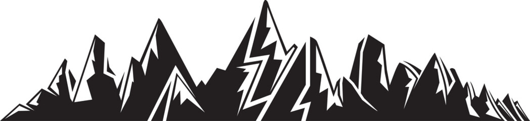 Mountain Range Silhouette
