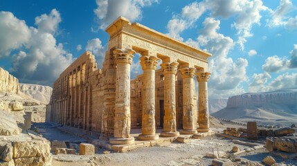 Historical Sites: Photograph ancient ruins, temples, and archaeological sites - obrazy, fototapety, plakaty