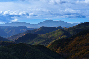 Montgrony mountain range, Barcelona of province, Spain.