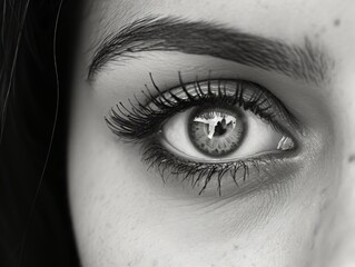 Fototapeta premium Close up of a female eye