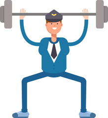 Postman Character Lifting Barbell
