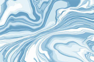Abstract art blue paint background with liquid fluid texture. Vector illustration 