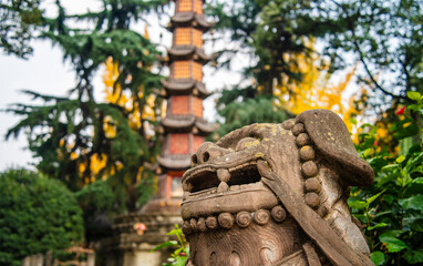 Wenshu Temple, Chengdu, China - 775760404