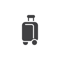 Luggage, baggage vector icon