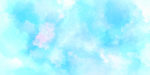 abstract watercolor background with clouds