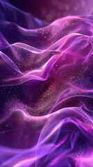 Obraz premium A purple abstract background with flowing lines and sparkles