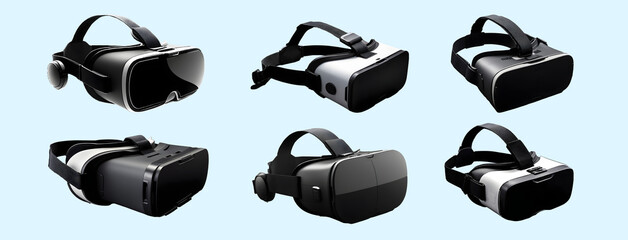 virtual gaming glasses of various types