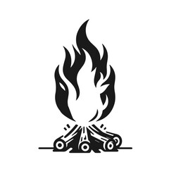 Cartoon campfire. Fire flames, bright fireball, heat wildfire and red hot bonfire, campfire, red fiery flames isolated vector illustration set. Animated form and square, fireball and flame
