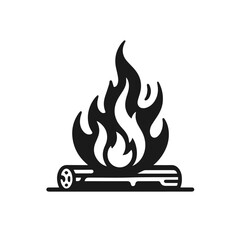 Cartoon campfire. Fire flames, bright fireball, heat wildfire and red hot bonfire, campfire, red fiery flames isolated vector illustration set. Animated form and square, fireball and flame
