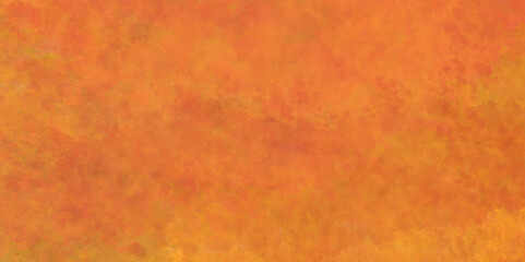 Dark and light yellow wall grunge backdrop texture. watercolor painted mottled orange background, modern colorful concrete dirty smooth ink textures on black paper background.