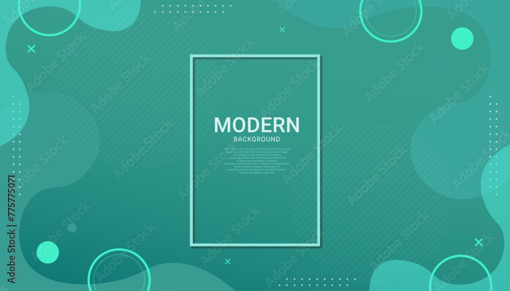 Wall mural abstract modern gradient geometric shape with blank background