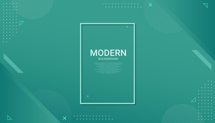 abstract modern gradient geometric shape with blank background