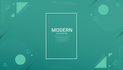 abstract modern gradient geometric shape with blank background