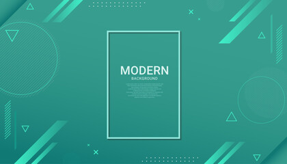 abstract modern gradient geometric shape with blank background