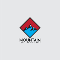 Mountain logo Illustration vector graphic of template 