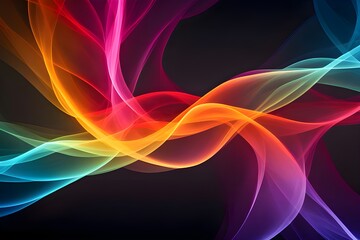 colorful abstract black background, backgrounds 