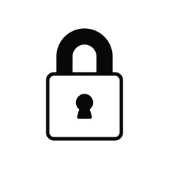 seo lock vector icon