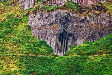 Organ Pipes - Giant's Causeway, Massive Rock Formation