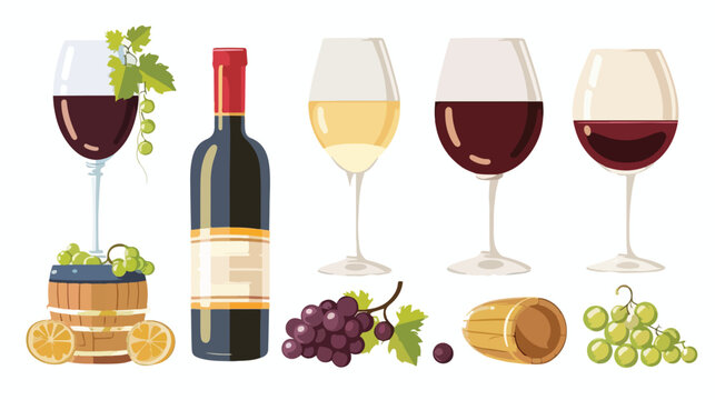 Wine design over white background vector illustration