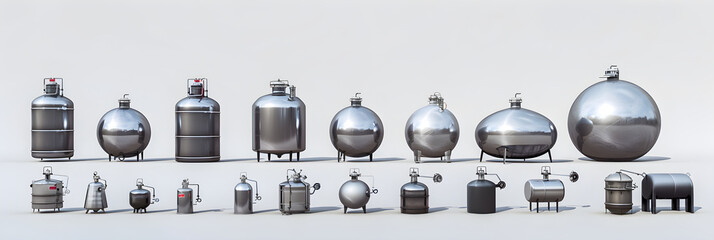 Comprehensive Size Chart of Different Liquid Petroleum (LP) Tanks