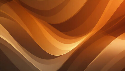 Vibrant Orange Wave Vector Background with Abstract Design and Gradient Texture