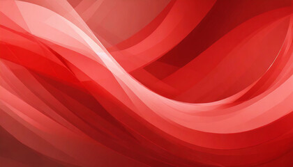 Smooth Red Silk Wave Texture - obrazy, fototapety, plakaty