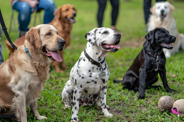 Comprehensive Dog Training Techniques Demonstrated by Professional Trainers with Various Dog Breeds